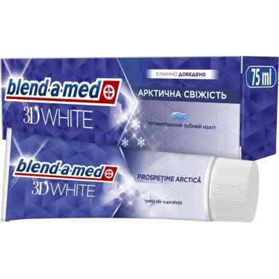 Зубна паста Blend-a-med 3D White Арктична свіжість 75 мл (8006540793039) Вінниця