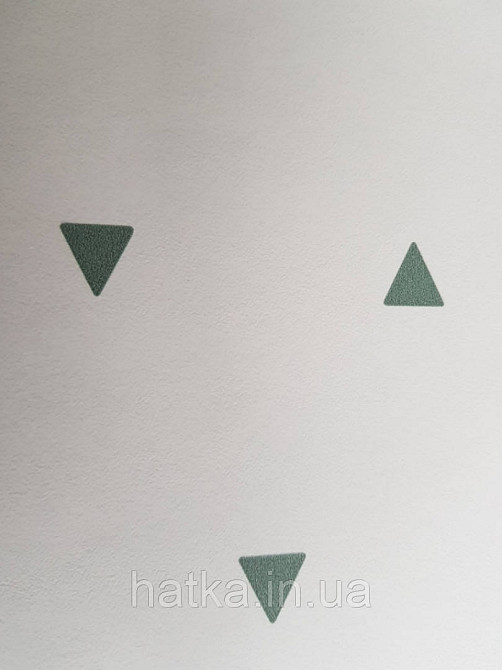 Шпалери флізелінові дитячі Caselio Our Planet геометрія трикутники сірі на білому Київ - фото 3