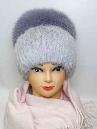 Шапка женская меховая кубанка Rex Медея Серый Харьков