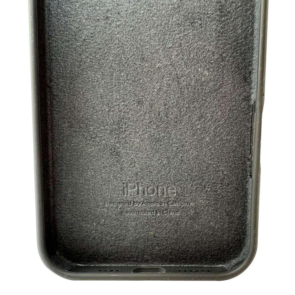 Чехол для iPhone 16 Pro Max, силикон, темно-серый Киев - изображение 6