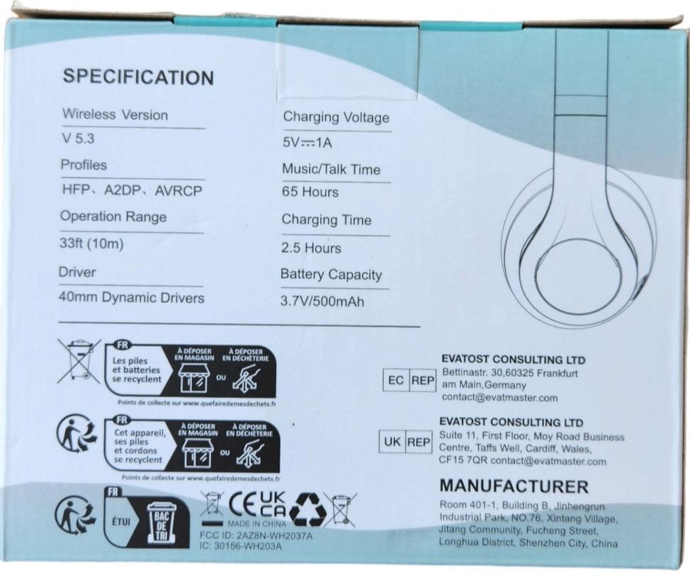 Bluetooth Наушники : Uliptz 5.3 Новые ! Харьков - изображение 2