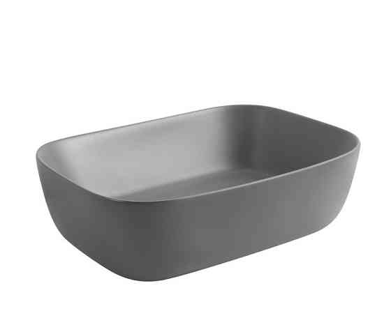 Раковина накладна Mixxus Premium DIVERSE-0116 GRAY 455x330x135mm   ( MP6651 ) 29236 Харків