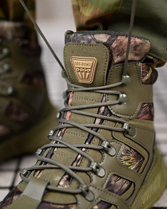 Міські мілітарі черевики DEMER олива ПП7866 Одеса - фото 3