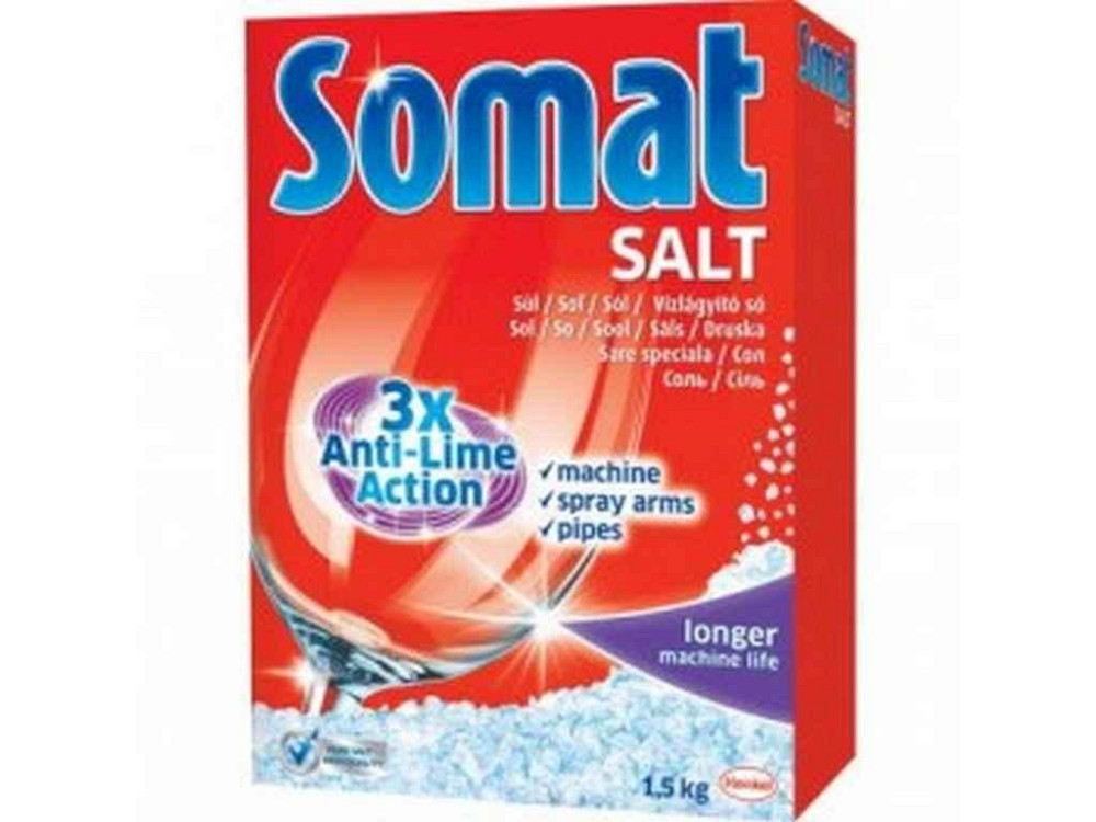 Сіль для посудомийних машин 1500г ТМ SOMAT Київ - фото 1