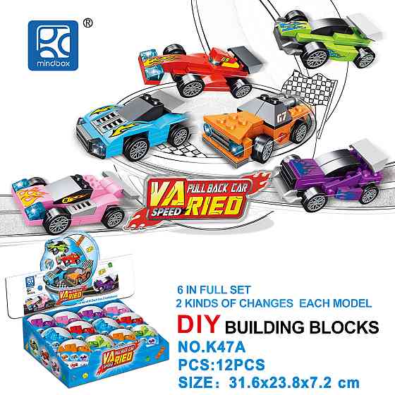 Конструктор Mindbox Гоночная машинка инерционная в ассортименте (6764602) Киев