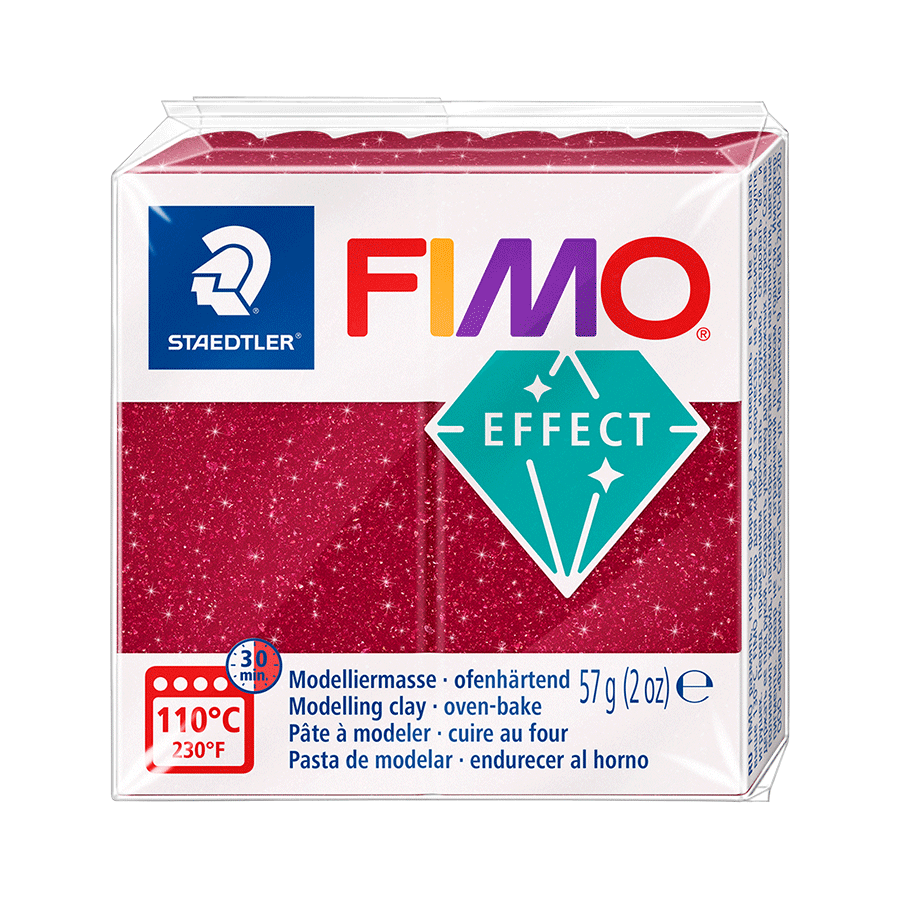 Пластика Effect красная галактика 57г Fimo Киев - изображение 1