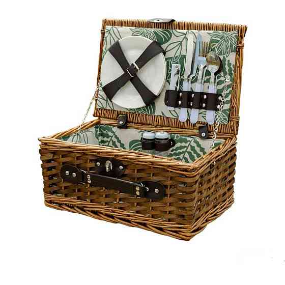 Кошик для пікніка на 2 персони 38 x 26 x 18 см LU010 Київ