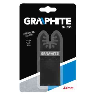 Полотно Graphite пильное погружное по металлу, для реноватора, 34мм (56H055) Винница