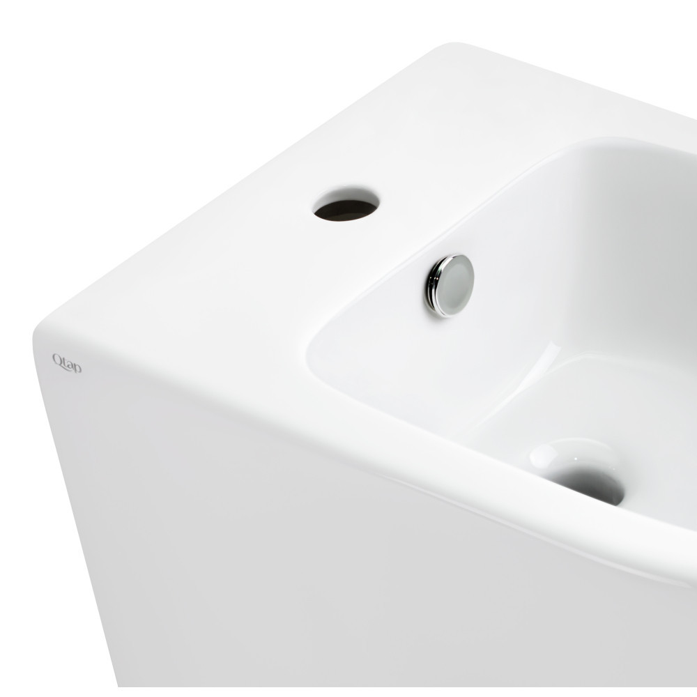 Биде подвесное Qtap Scorpio 515x370x350 White QT14551380GW Киев - изображение 5