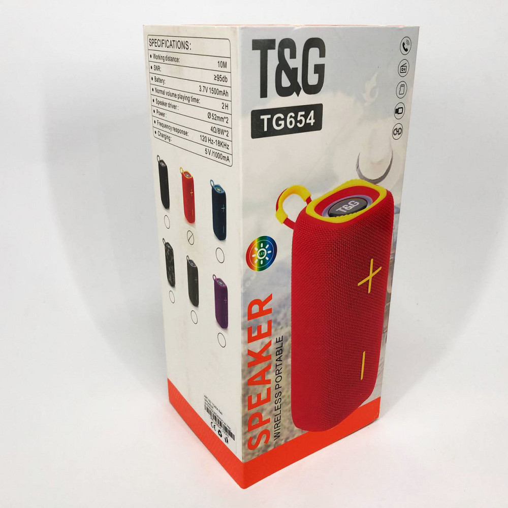 Музична колонка з блютузом і флешкою TG654, Блютуз акустика з радіо, Портативна Bluetooth колонка AUX GR-42 Львів - фото 13