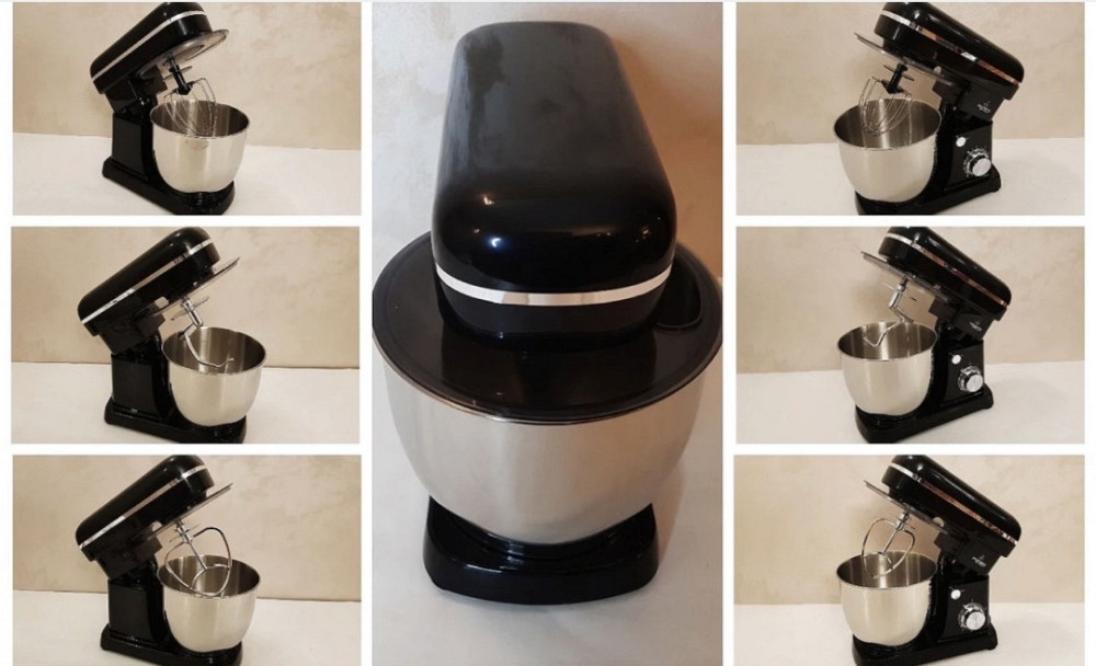 Кухонний комбайн Crownberg CB-3405 тістоміс міксер блендер вінчик 5 л. Київ - фото 1