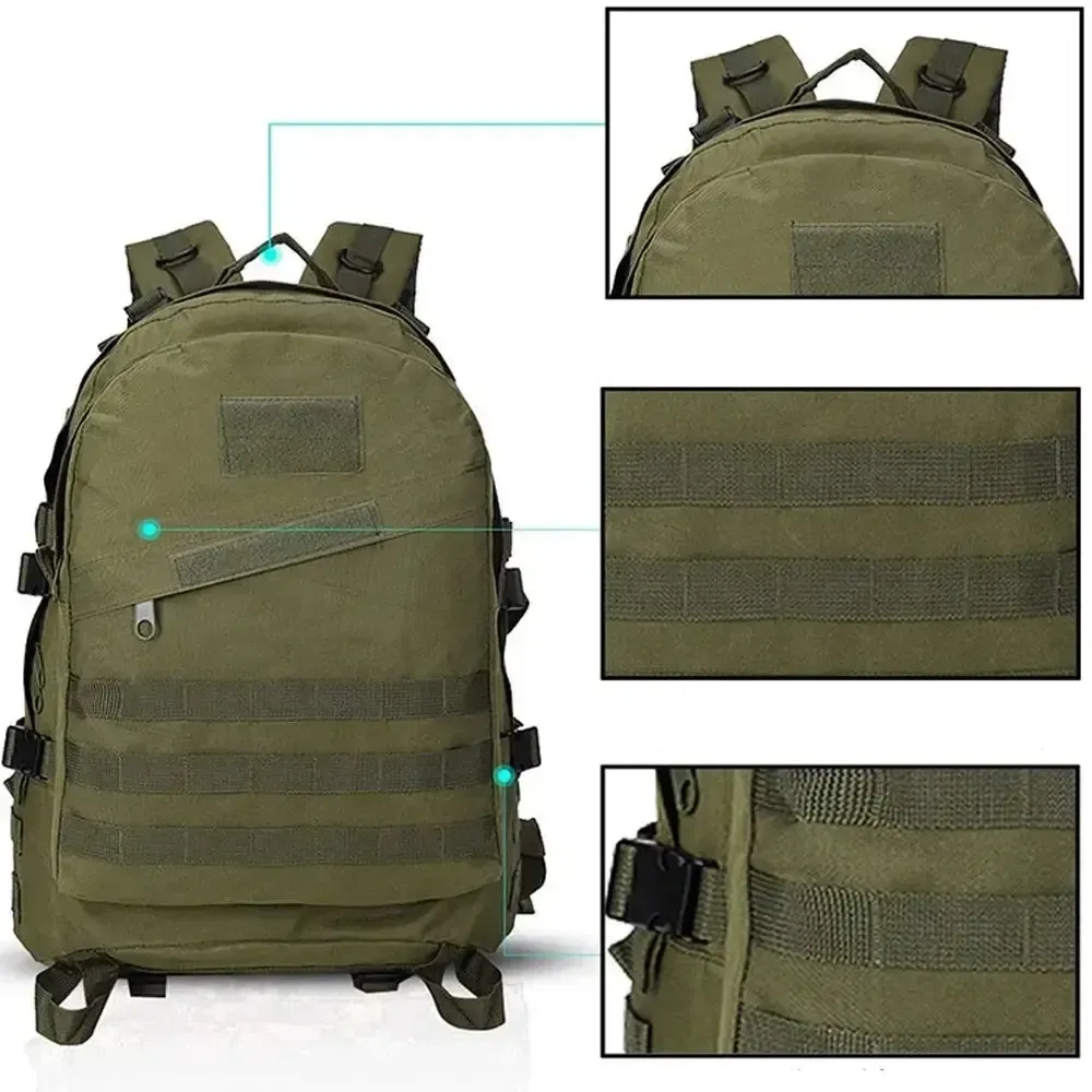 Рюкзак штурмовой тактический на 40 л M11 (50x40x20 см), Олива / Военный мужской рюкзак Киев - изображение 9