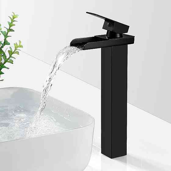 Змішувач для ванної кімнати SINKTORY Waterfall чорний з Німеччини Дніпро