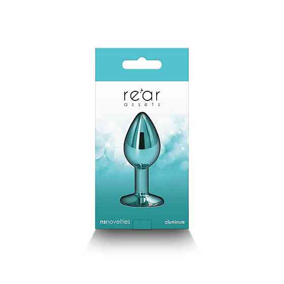 Анальная пробка NS Novelties Rear Assets - Small - Teal Sex Aura Киев