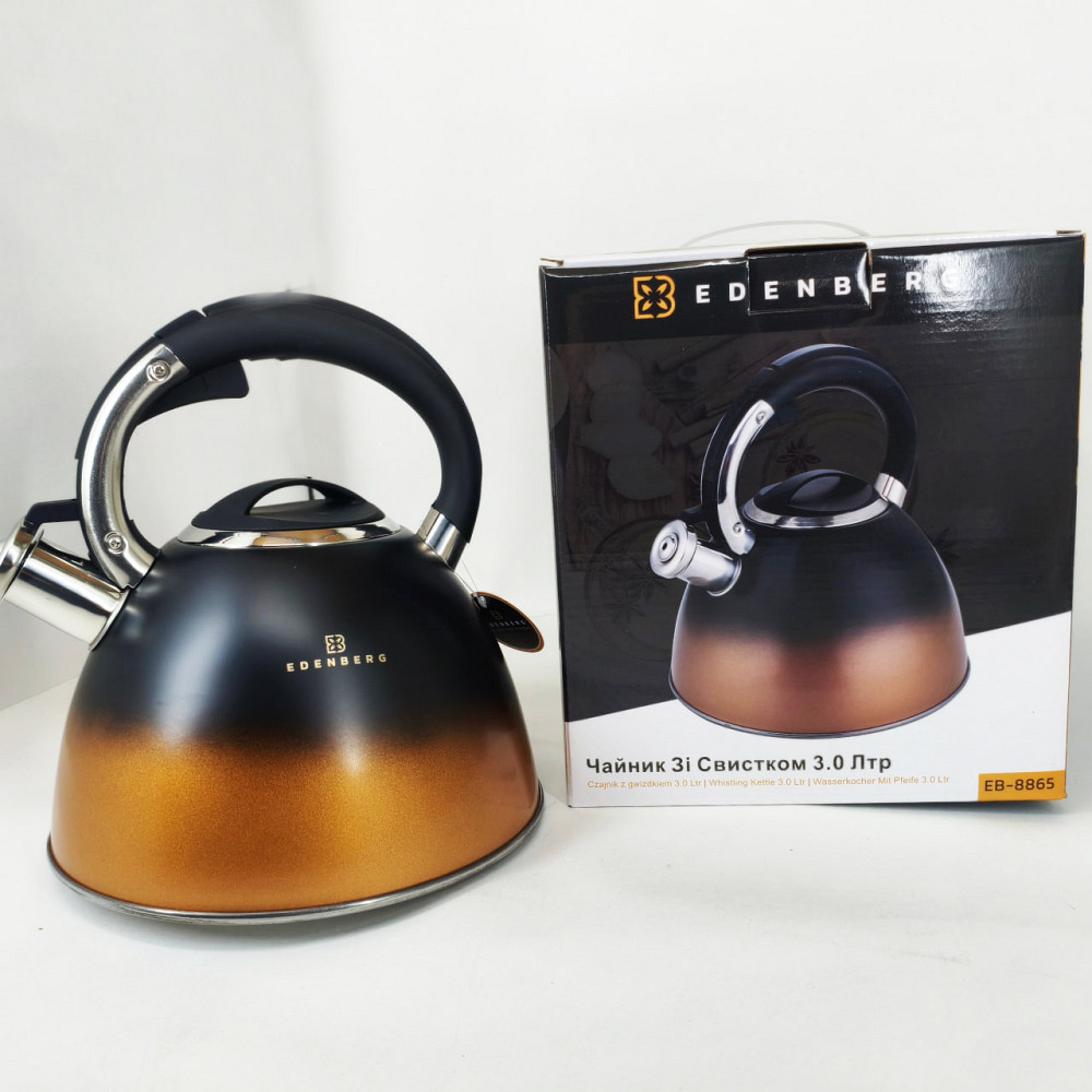 Чайник для домашнего использования со свистком, Чайник газовый 3 литра Кухонный газовый JA-28 Львов - изображение 6