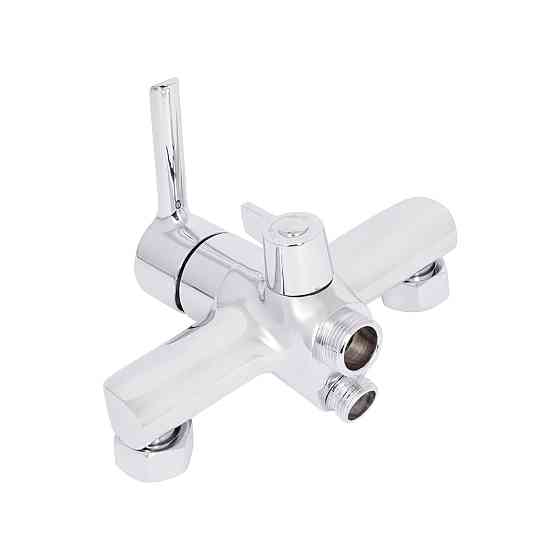 Смеситель для ванны Qtap Grand с поворотным изливом (c душевым гарнитуром) QTGRACRM005 Chrome Киев