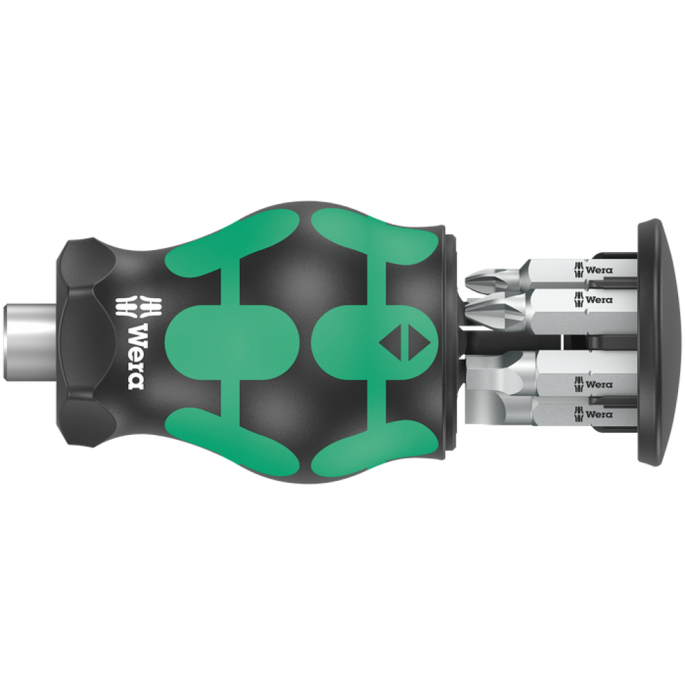 Викрутка Wera з магнітним тримачем 1/4'' магазин з бітами в ручці PH/PZ/SL 05008878001 Одеса - фото 2