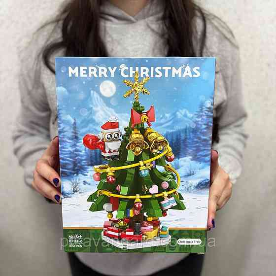 Конструктор Новогодняя Ёлка 372 детали Christmas Tree 8783-6 Хмельницкий