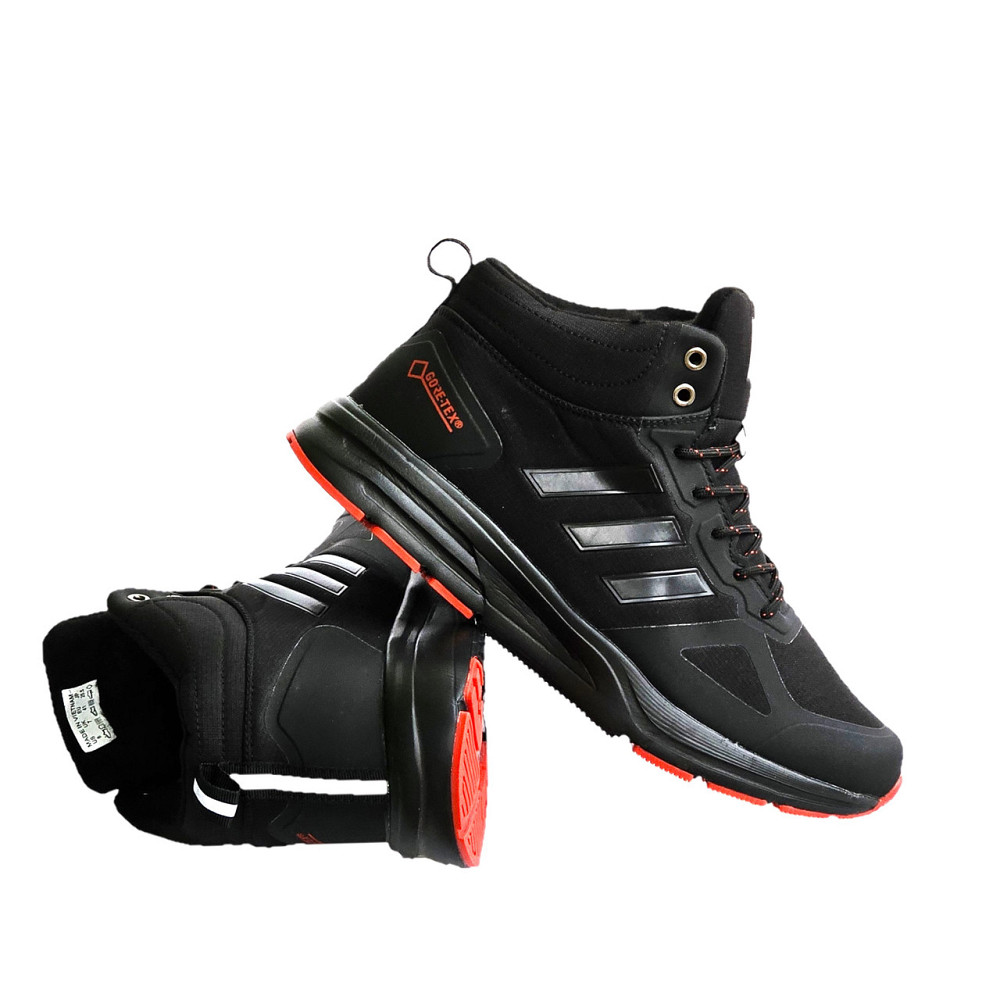 Зимові Кросівки Adidas Terrex GORE-TEX з МЕХОМ Чорні Чоловічі Адідас Гортекс (розміри: 41,42,43,44,45,46) — 3 Дніпро - фото 1