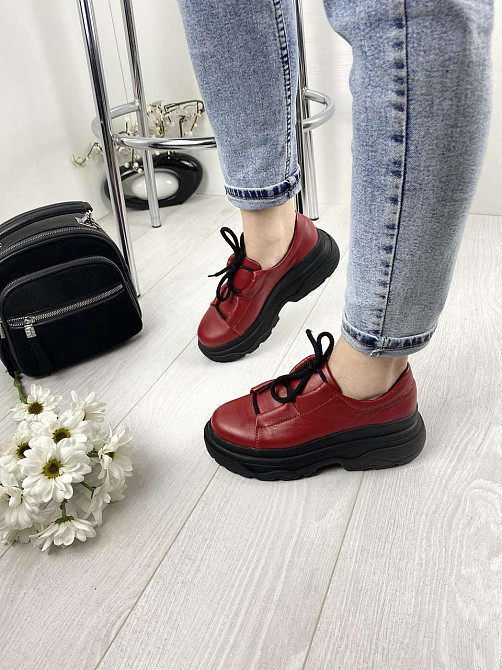 TWO STEPS Туфлі жіночі TWO STEPS 1603 червоні (весна-осінь, шкіра натуральна) (3379) лише 37р. Коломия - фото 6