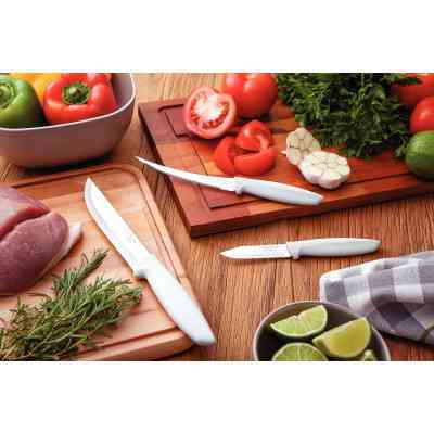 Набір ножів Tramontina Plenus Light Grey 3 шт (23498/313) Вінниця