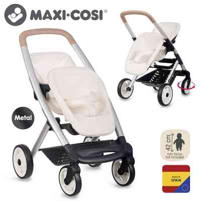 Коляска для ляльок Smoby для двійнят Maxi-Cosi Айворі, 54 х 38,5 х 64 см, 3+ (7600253222) Вінниця