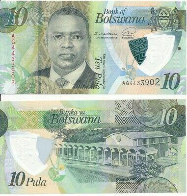 Botswana Ботсвана - 10 Pula 2020 Polymer UNC Printer: Oberthur Fiduciaire Полтава - фото 1