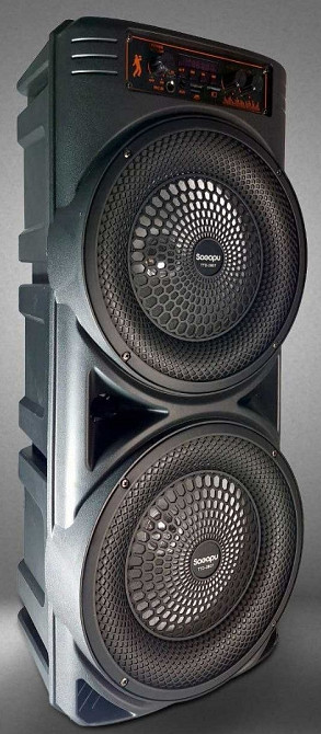 Блютуз колонка большая с микрофоном и RGB подсветкой TTD-2807 Харьков - изображение 6