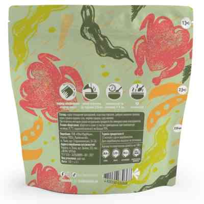 Їжа швидкого приготування Food Mission Каша горохова з куркою 100 г (fm.30368) Вінниця