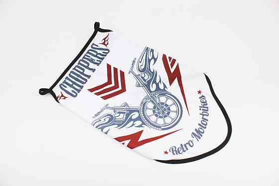 Маска обличчя пилозахисна "CHOPPERS", з білим малюнком, GE-97 Київ