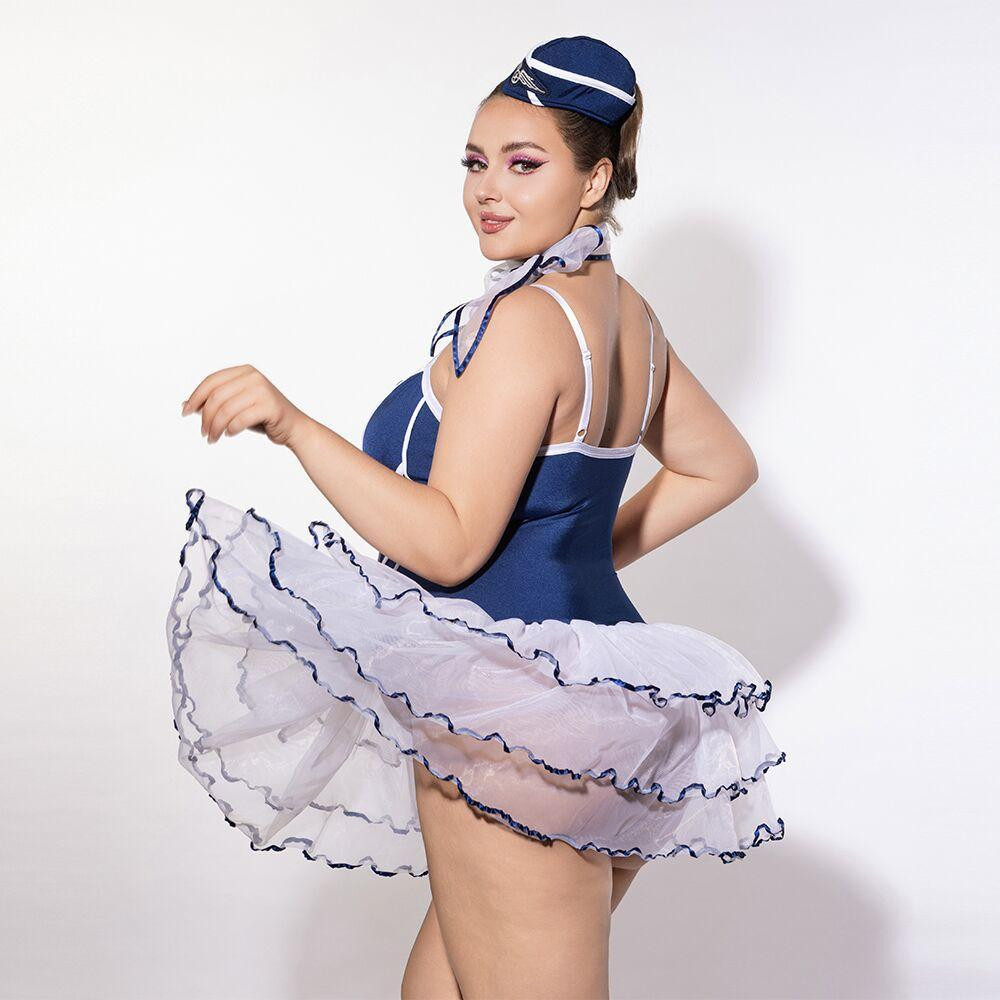 Эротический костюм стюардессы JSY P61122 Plus Size Sex Aura Киев - изображение 5