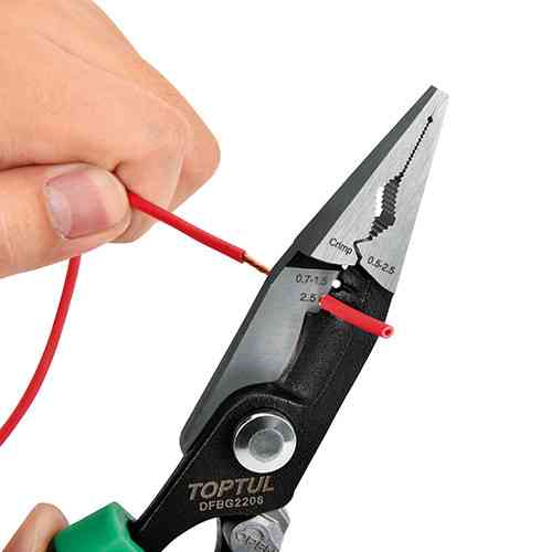 Плоскогубці електрика багатофункціональні 8" (200 мм) TOPTUL DFBG2208 Одеса