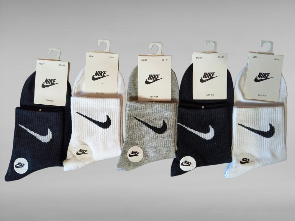 Жіночі спортивні шкарпетки (5 штук) Nike W5. Розмір 36-41 Київ - фото 1