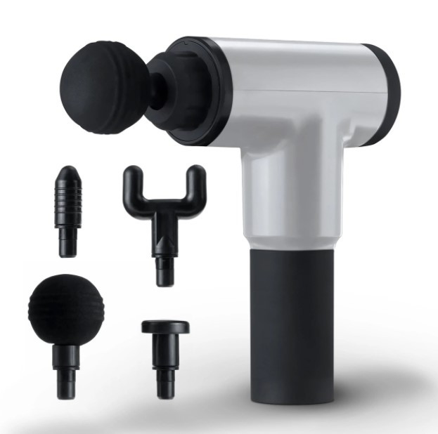 М'язовий масажер Fascial Gun MP-320 для тіла портативний ручний ударний пістолет для тіла з набором насадок (100013) Киев - изображение 1