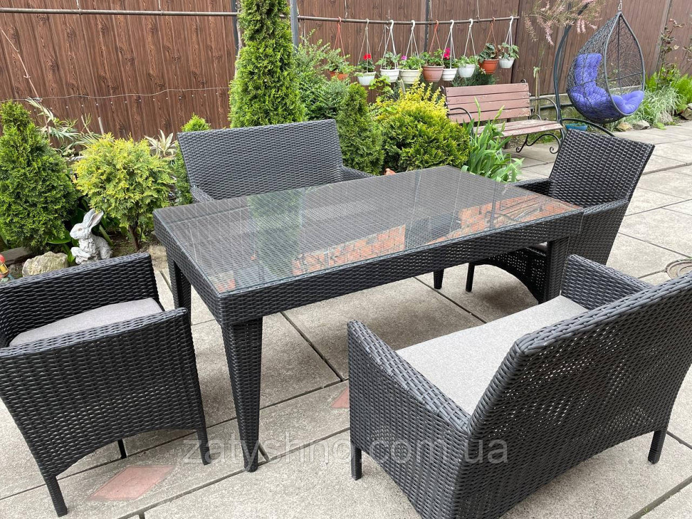 Набор мебели ротанговой с 2 диванами и 2 креслами Киев - изображение 2