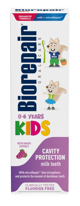 Дитяча зубна паста виноград Kids Milk Teeth Biorepair 50 мл Київ - фото 1