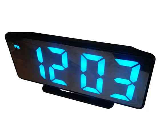 Годинник настільний VST-888H з RGB-підсвіткою, чорний Вінниця