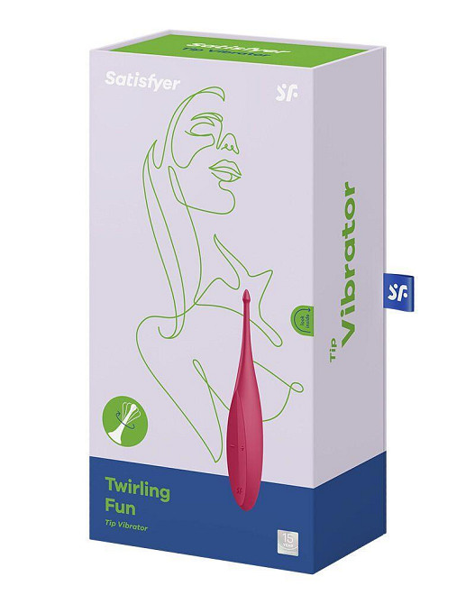 Вібратор для клітора Satisfyer Twirling Fun Poppy Red Sex Aura Київ - фото 4