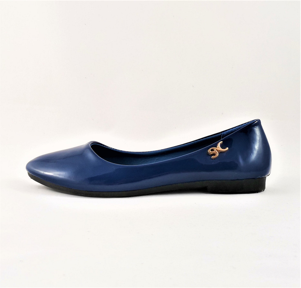 .Жіночі Балетки Літні Сині Лакові Мокасини Туфлі (розміри: 36,38,39) Дніпро - фото 4