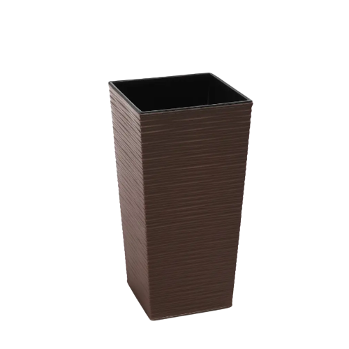 Вазон Фінезія зі вкладом 30*30см мокко Долото Ламела Житомир - фото 1