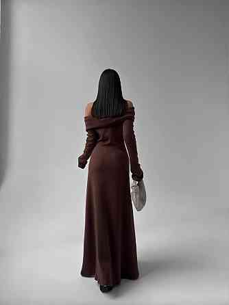 Жіноче вечірнє плаття двостороннє ангора Шоколад Одеса