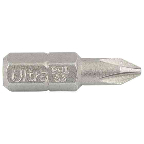 Ultra Биты PH1×25мм ¼" 10шт S2 (блистер) ULTRA (4014632) Коломия