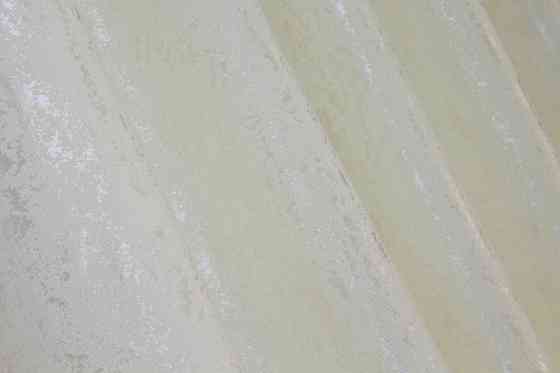 Комплект штор на люверсах VR-Textil Льон мармур Pavliani № 1172ш 150х250 см 2 шт Кремовий (37-0043) Київ