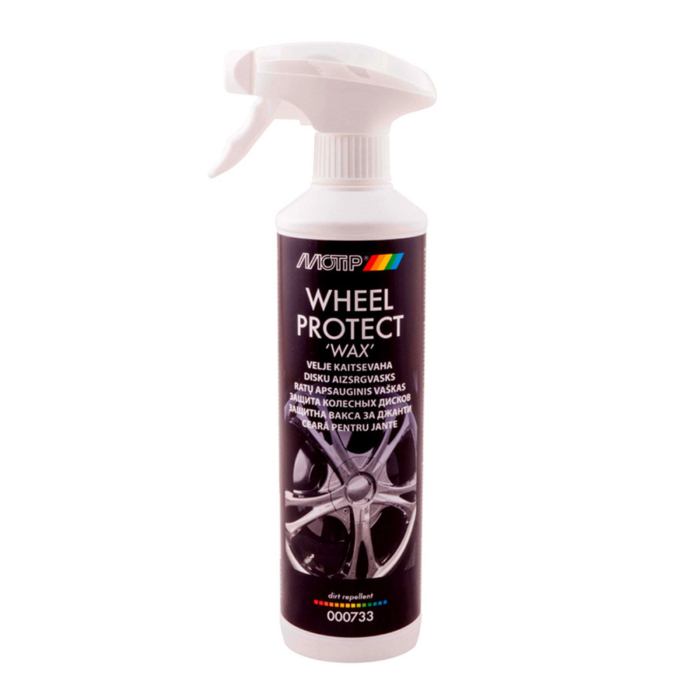 MOTIP Black Line 000733BS — Захисний віск для колісних дисків та ковпаків Wheel Protect Wax 500 мл Ковель - фото 1