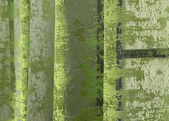 Кухонная арка VR-Textil № 000к жаккард «Мрамор Al-1» оливковый 280х170 см (51-231) Киев