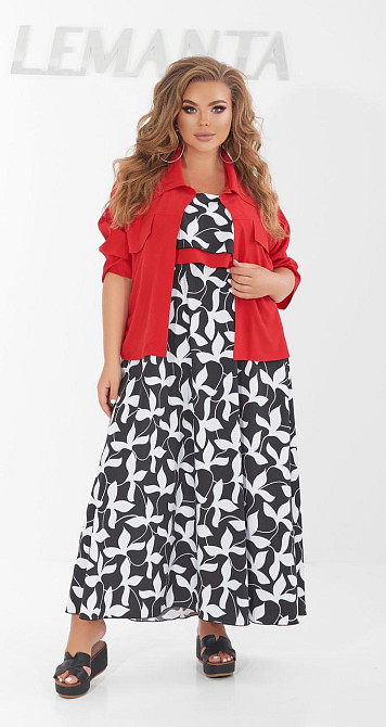 Сарафан с жакетом большого размера (50) Киев - изображение 1