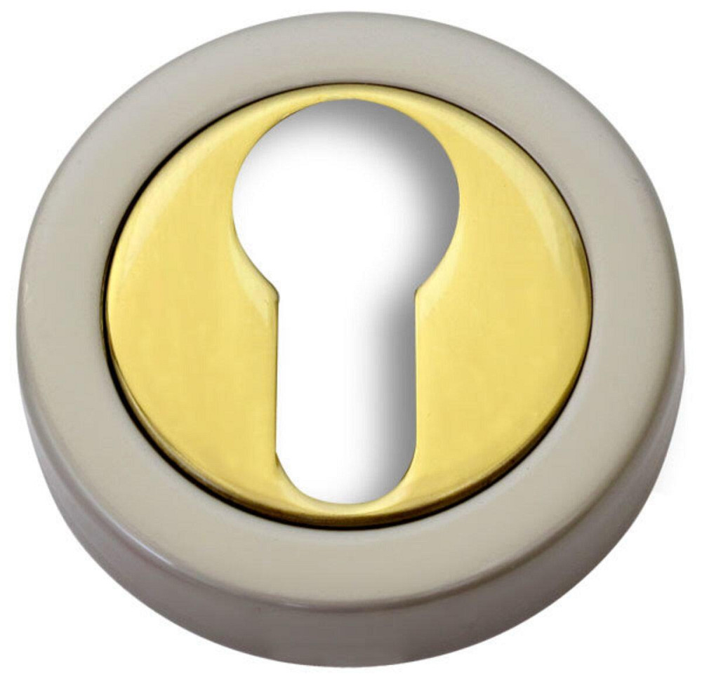 Накладка кл Fimet 2031К F95 пол.латунь/мат.хром Київ - фото 1