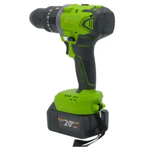 Безщітковий акумуляторний шуруповерт Procraft PA18BL  20 В  потужний Li‑Ion АКБ у кейсі з АКБ 4 А·год, шурупокрут  професійний Львів - фото 4