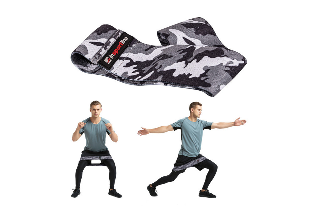 Стрічка-еспандер для вправ inSPORTline Lopr 86 см камуфляжний Київ - фото 4