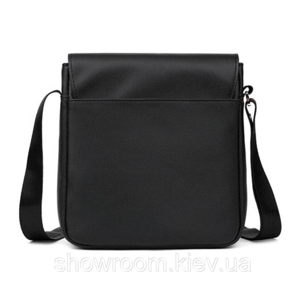 Мужская сумка Lacoste (2027) черная Киев - изображение 4